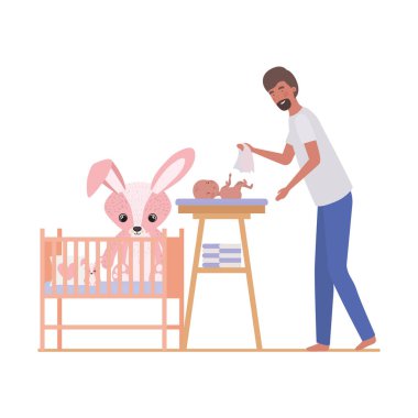 Bebek tasarımı ile izole baba