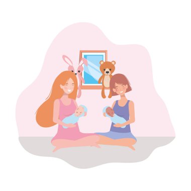 Bebek tasarımı ile izole anneler