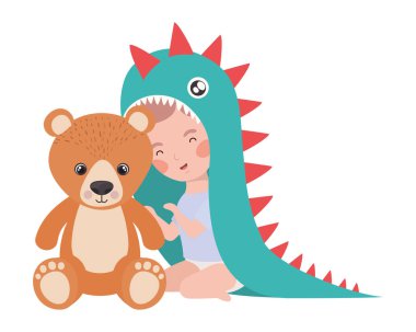 İzole erkek bebek tasarım vektör illüstrasyon