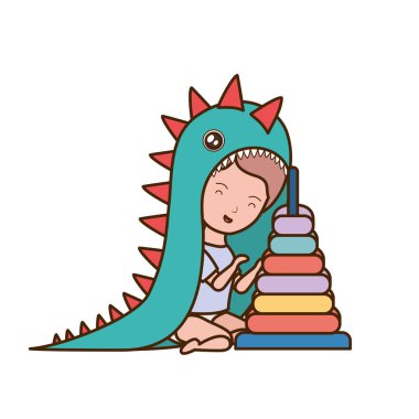 İzole erkek bebek tasarım vektör illüstrasyon