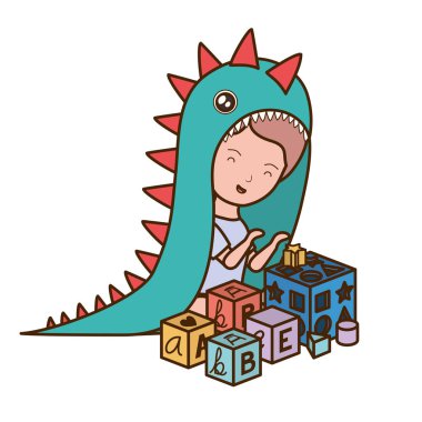 İzole erkek bebek tasarım vektör illüstrasyon