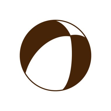 İzole bebek topu tasarım vektör illüstrasyon