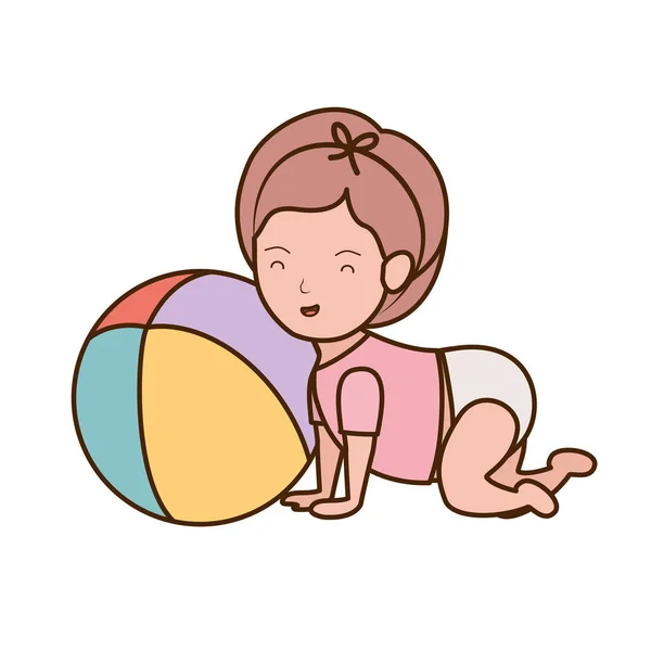 Μεμονωμένη εικονογράφηση του σχεδιαστικό φορέα μωρών — Διανυσματικό Αρχείο