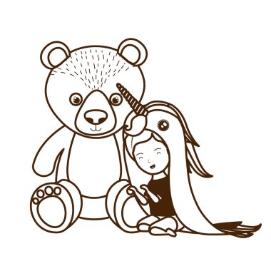 İzole bebek kız tasarım vektör illüstrasyon