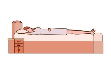 Avatar kadın yatak tasarımı uyku