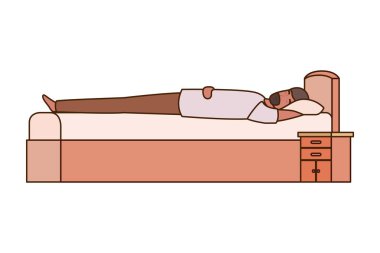 Avatar adam yatak tasarımı uyku