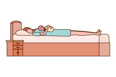 Bebek tasarımı ile izole anne