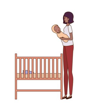 Bebek tasarımı ile izole anne