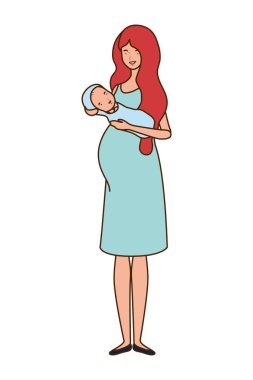 Bebek tasarımı ile izole anne