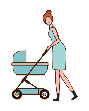 Bebek tasarımı ile izole anne