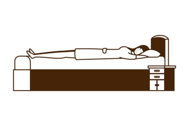 Avatar kadın yatak tasarımı uyku