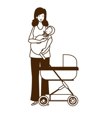 Bebek tasarımı ile izole anne