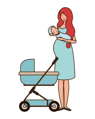 Bebek tasarımı ile izole anne