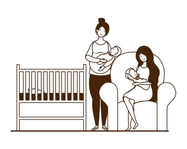 Bebek tasarımı ile izole anneler