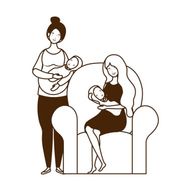 Bebek tasarımı ile izole anneler