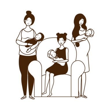 Bebek tasarımı ile izole anneler