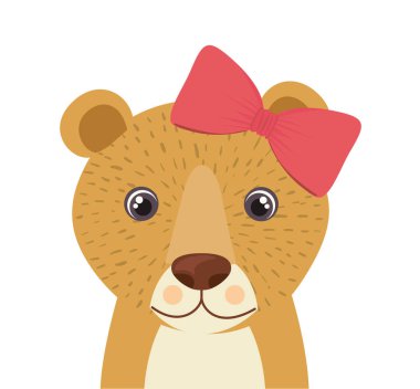 çerçeve ile sevimli ve sevimli kaplan