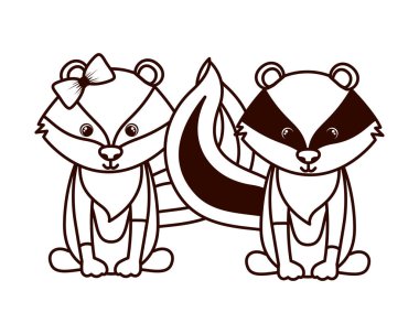 park sandalyesinde oturan köpeklerin sevimli çift