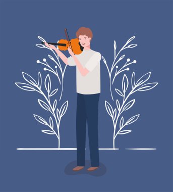 keman enstrüman karakteri oynayan kadın