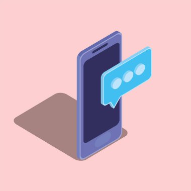 Smartphone teknoloji aygıtı izole simgesi