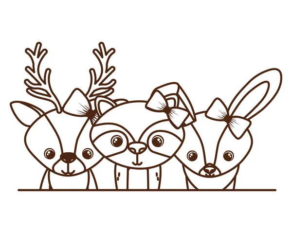 動物とのお祝いのカード — ストックベクタ