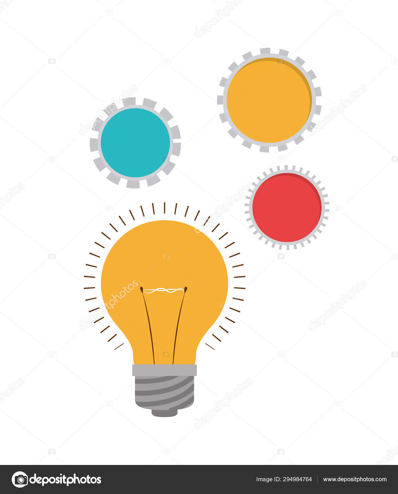 灯泡在白色背景中关闭图库矢量图©grgroupstock 294984764, image size:1370x1700