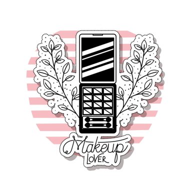 Beyaz arka plan üzerinde far paleti