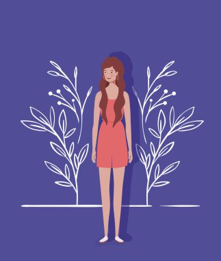 genç ve güzel kız karakteri