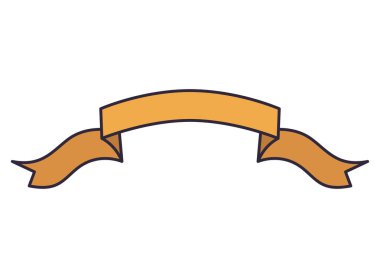 güzel izole simge şerit