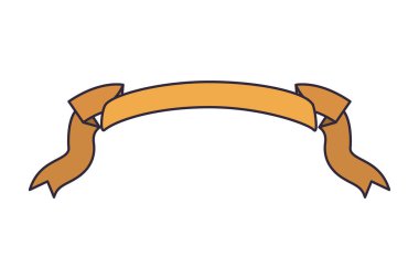 güzel izole simge şerit