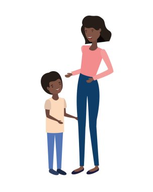 Oğlum avatar karakter kadınla