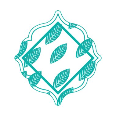 zarif çerçeve çiçekler ve yapraklar simgesi