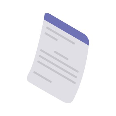 beyaz arka planda kağıt sayfaları