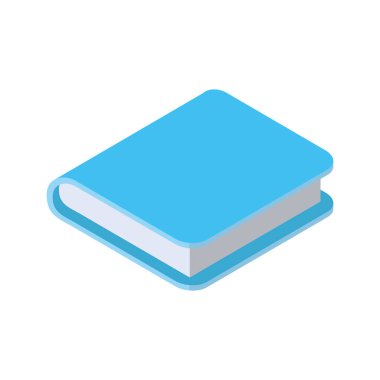 beyaz arka plan ile okul kitabı