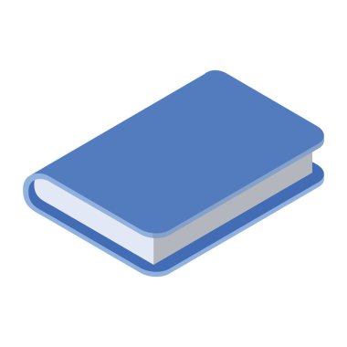 beyaz arka plan ile okul kitabı