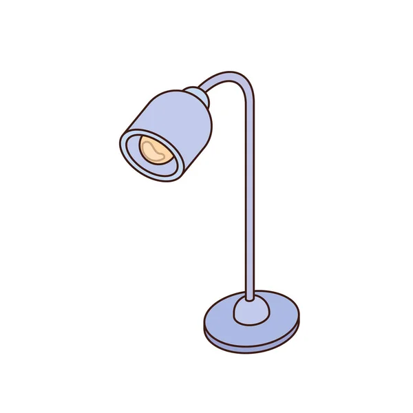 Office lamp on white background — Stock Vector