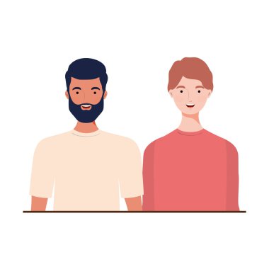 beyaz zemin üzerinde genç erkek