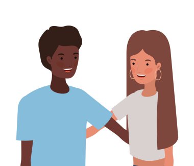 gülümseyen ve birbirlerine sarılma çift