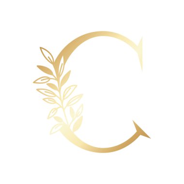 altın renk alfabesi harfi