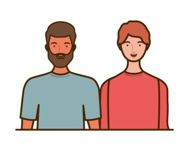 beyaz zemin üzerinde genç erkek