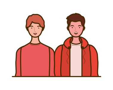 beyaz zemin üzerinde genç erkek