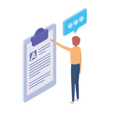 beyaz arka plan üzerinde kağıt sayfaları ile dizüstü bilgisayar