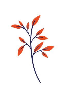 dal yaprak izole simgesiyle