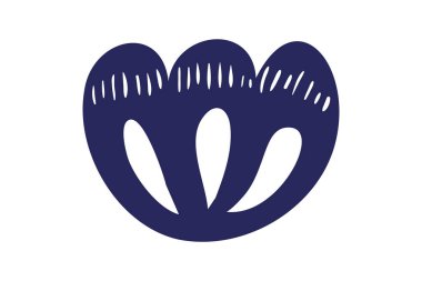 renkli çiçek izole simgesi