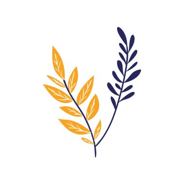 dal yaprak izole simgesiyle