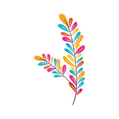 dal yaprak izole simgesiyle