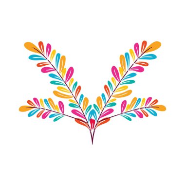 dal yaprak izole simgesiyle