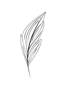 dal yaprak izole simgesiyle