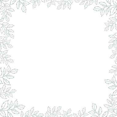 desen bitkiler ve otlar izole simgesi