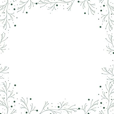 desen bitkiler ve otlar izole simgesi